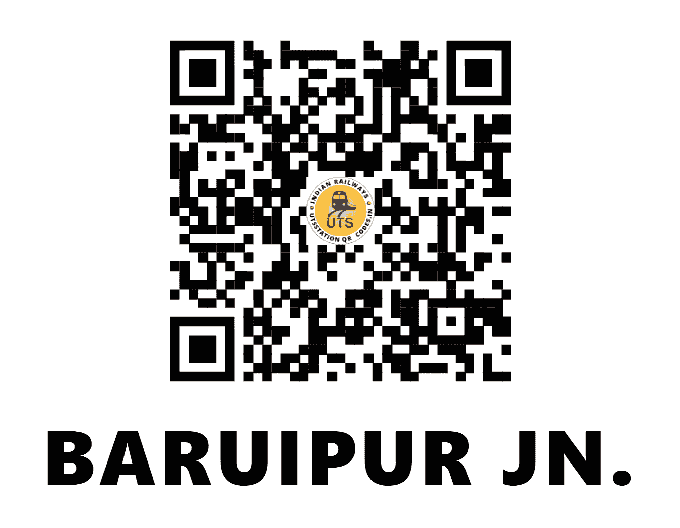 UTS QR Code for BARUIPUR JN. - BRP - ER (WEST BENGAL)